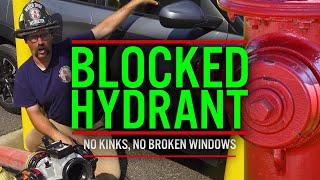 How to Handle a Car Blocking a Fire Hydrant | Using a Four-Way Valve (Hydrant Water Supply E4)