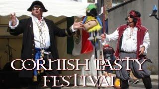 LIve Cornish Pasty Festival Cornwall. Pirateers performing the Cornish Pastie Song