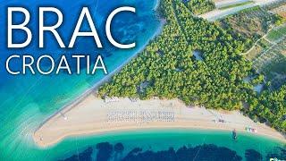 Croatia's Brač Island: A 4K Drone Journey of Stunning Beaches, landscapes, and seaside villages.