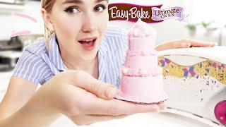 Baking A Mini Cake In An Easy Bake Oven !!