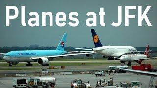 Planes at New York JFK Airport | Terminal 4 | August 2018