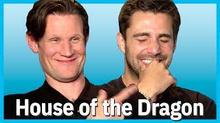 HOUSE OF THE DRAGON interview with Matt Smith & Fabien Frankel goes off the rails | TV Insider