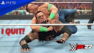 WWE 2K22 - John Cena vs. The Undertaker - 2 Out Of 3 Submission Match | PS5™ [4K60]