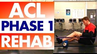 ACL Rehab Exercise Guide | Phase 1 | Surgery Recovery [ Axe Rugby ]