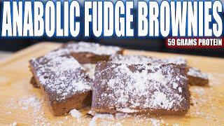 ANABOLIC FUDGE BROWNIES | Easy High Protein Bodybuilding Dessert Recipe