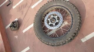 Royal Enfield Himalayan - Rear Wheel Removal DIY