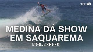 Rio Pro 2024 -  Gabriel Medina comanda as ações no primeiro dia #WSL #RioPro2024