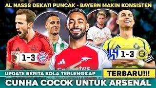 Berita Bola Terbaru Hari Ini - Arsenal Rekrut Matheus Cunha Ronaldo Cetak 2 Gol Bayern Konsisten