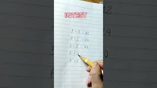 mathskilliq|| math IQ test P.61|| test iq toán #short  #testiqtoan