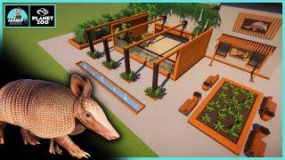 Planet Zoo Armadillo Habitat Enclosure Build | Grasslands Animal Pack |