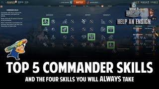 World of Warships Top Five Commander Skills