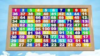 123 Letter School New numbers  -  Count 1 - 100  Education video