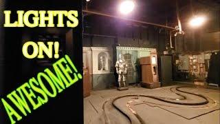 RARE Look At Knoebels Haunted Mansion (((LIGHTS ON)))