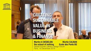 Creating Sustainable Value in Business & Finance