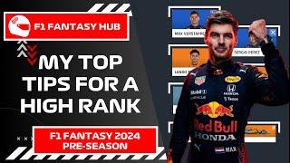 MY TOP TIPS FOR A HIGH RANK | F1 Fantasy 2024 Tips and Advice