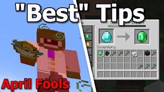 10 Insanely Awesome Minecraft Tips and Tricks! (April Fools)
