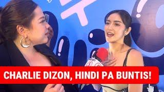 CHARLIE DIZON MAKES IT CLEAR THAT SHE IS NOT YET PREGNANT