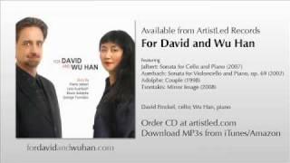 Jalbert: Cello Sonata: IV. Marcato; David Finckel and Wu Han