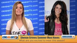 Shenae Grimes Talks Summer Fashion Must-Haves