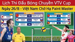 Kết Quả, Lịch Thi Đấu VTV Cup 2024 Ngày 26/8 | VIỆ NAM Thằng Kịch Tính | Việt Nam - Paint Master