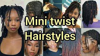 Top mini twist hairstyles for elegant women | latest twist braids hairstyles | Twist braids styles