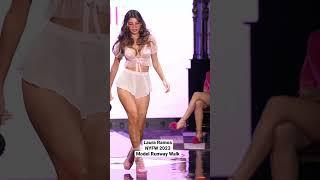 NYFW 2023 Model Runway Walk - Laura Ramos - Adoreme Lingerie - #shorts