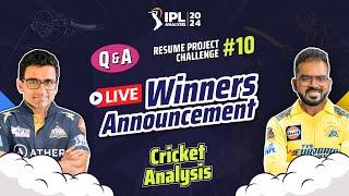 Live Winners & Top 20 Submissions Announcement | IPL Insights | RPC#10 | Q & A