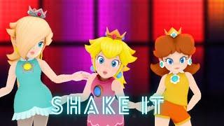 【MMD】Princess Peach, Daisy and Rosalina - Shake it 