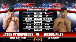 AFC 15 - Bout No. 1 - Jason Petropolous Vs Joshua Riley - MMA Fight