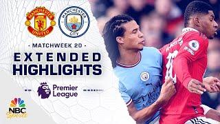 Manchester United v. Manchester City | PREMIER LEAGUE HIGHLIGHTS | 1/14/2023 | NBC Sports