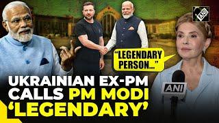 “Legendary person…” Ex-Ukrainian PM Yulia Tymoshenko heaps praise on PM Modi ahead of his visit