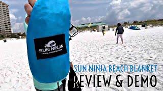 Sun Ninja Beach Blanket Review & Demo