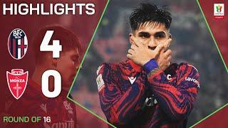 BOLOGNA-MONZA 4-0 | HIGHLIGHTS | Hosts Cruise to Quarter-Finals | Coppa Italia Frecciarossa 2024/25