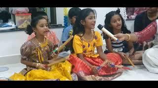 #kids #villupattu #devotional  Durga story in villu pattu form from the kids 