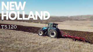 New Holland T5.120 İnceleme+Pulluk performansı.