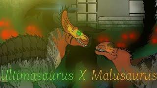 Ultimasaurus X Malusaurus ( Love Story And Animation Dinosaur )