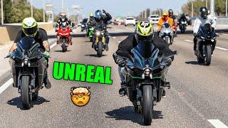 WORLD'S FASTEST SUPERBIKES TAKEOVER THE HIGHWAY  | Miami Meet FT. Ninja H2, Fireblade, ZX10r, R1