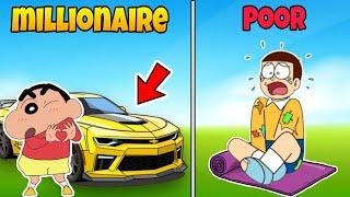 Shinchan And Nobita Became Rich And Poor  | Funny Game |