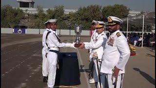 The passing out parade of Pakistan Navy Sailors Tech Batch B-2021