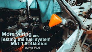 Fuel leak and wiring 20vt 1.8t // Mk1 4Motion // GATESLICKS