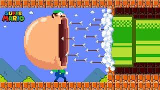 Super Mario Bros. but Luigi Can Eat Everything?! | King Mario