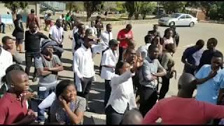 UZ Medicine students demonstrates against fees hike.