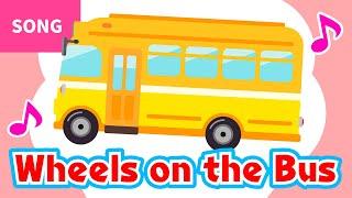 【Animation】Wheels on the Bus - The wheels on the bus go round and round～