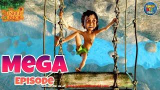 Jungle Book Mega Episode | Jungle Book Cartoon For Kids | Funny English Stories | Kids Animation