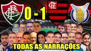 Todas as narrações - Fluminense 0 x 1 Flamengo | Brasileirão 2024