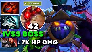 NEW FACET Str Pudge 7000+ HD TANKER Raid Boss Hard Carry Delete Enemies Off - Dota 2