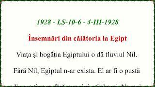 Culegeri din ziarele păr Iosif Trifa - 113 - Însemnări din călătoria la Egipt