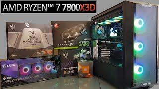 AMD Ryzen 7 7800X3D and  Nvidia RTX 4080 Gaming Pc Build