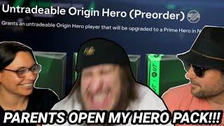 my PARENTS open my HERO PACK!!!