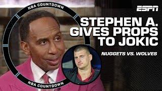 Stephen A. gives ALL CREDIT to Nikola Jokic ️ 'GREATEST PLAYER IN THE GAME!' | NBA Countdown